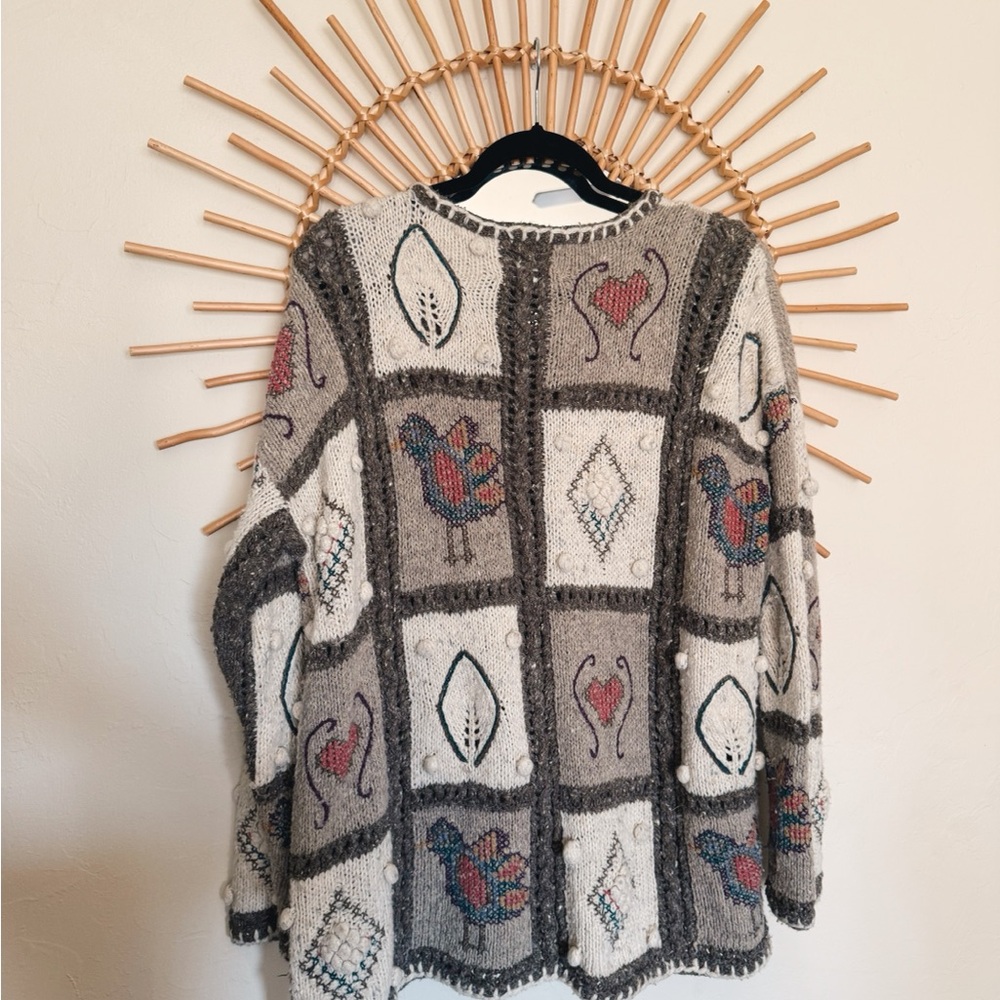 Express Multicolor Patterned Cardigan - image 6